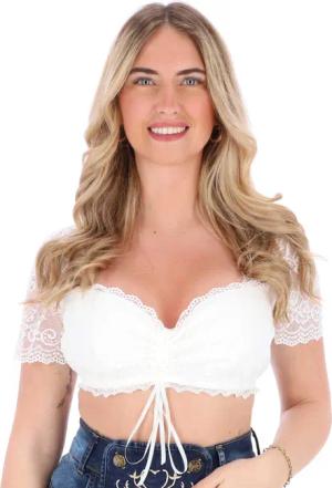 Steigenhöfer Manufaktur Dirndlbluse "GINA" Damenbluse mit