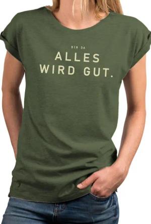 MAKAYA Print-Shirt Damen lustige Sprüche für