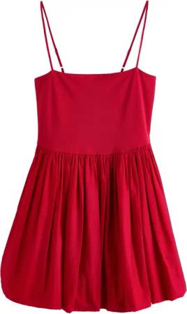 Next Ballonkleid Minikleid mit Ballonsaum (1-tlg)