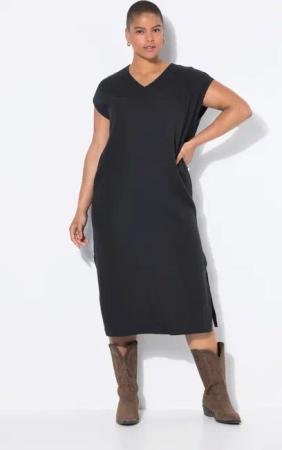Studio Untold Jerseykleid Midikleid Oversize Shape