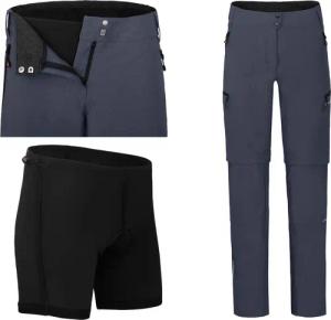 Bergson Fahrradhose VINA Zipp-off Damen Radhose