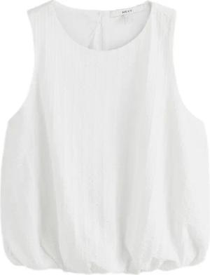 Next Shirttop Ärmelloses Top mit Ballonsaum