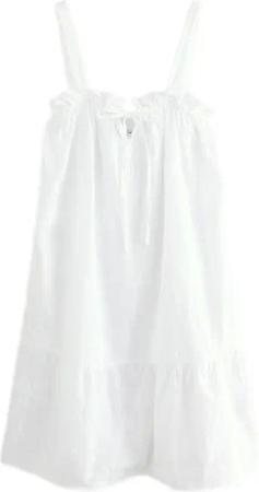 Next Strandkleid Sommer-Minikleid mit Stickerei aus