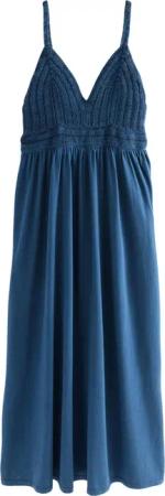 Next Midikleid Midikleid mit Häkeldetails aus