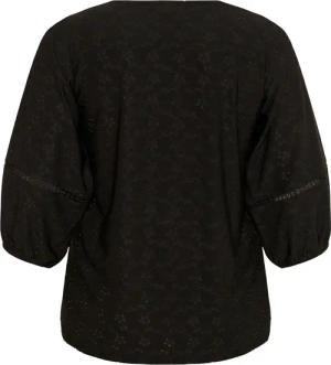 KAFFE Curve Langarmbluse Langarm-Bluse KCtara Große