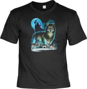 Tini - Shirts Print-Shirt Wolfsrudel heulender