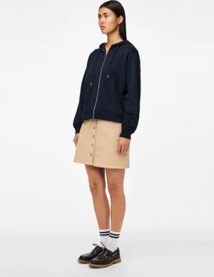 pieces Sweatjacke Chilli (1-tlg) Plain/ohne Details