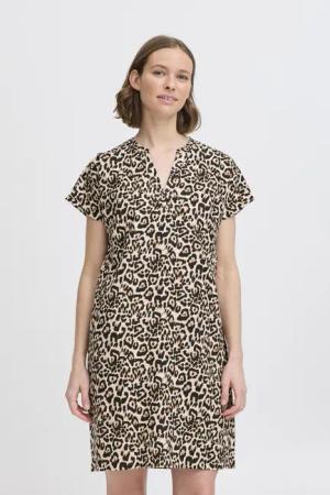 b.young Sommerkleid BYFALAKKA Kleid aus Leinenmix