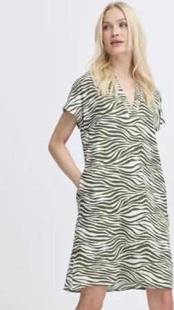 b.young Sommerkleid BYFALAKKA Kleid aus Leinenmix