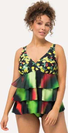 Ulla Popken Tankini Tankini Zitronen Softcups