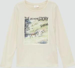 s.Oliver Langarmshirt Langarmshirt mit Fotoprint Paspel