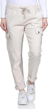 OriginalYou Cargohose Damen Freizeithose Schlupfhose moderne