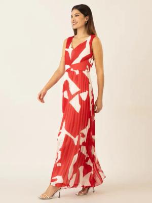 Apart Abendkleid aus leicht körnigem Chiffon