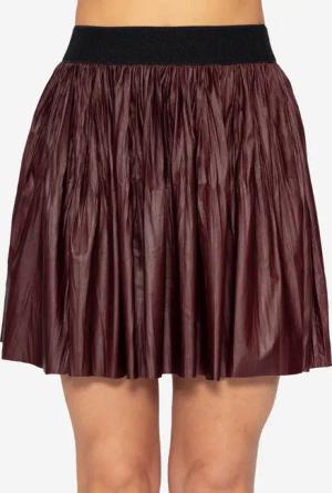 SASSYCLASSY Minirock Minirock Damen aus Kunstleder