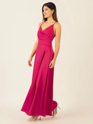 Apart Abendkleid mit Wickeleffekt