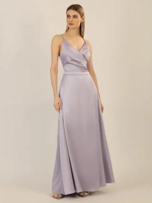 Apart Abendkleid mit Wickeleffekt