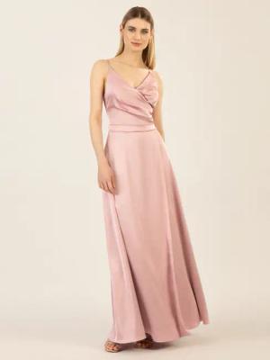 Apart Abendkleid mit Wickeleffekt