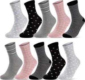 sockenkauf24 Basicsocken 10 Paar Damen Socken
