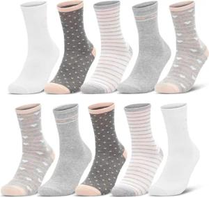 sockenkauf24 Basicsocken 10 Paar Damen Socken