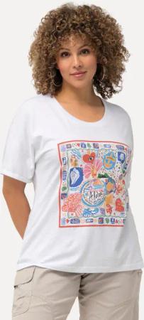 Ulla Popken T-Shirt T-Shirt Herz Oversized