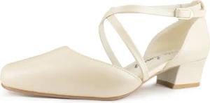 White Lady 177 offwhite Leder -