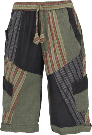 Guru-Shop Relaxhose Patchwork Yogahose, Goa Hose,