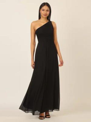 Apart Abendkleid mit Plissee- Drapierung vorne