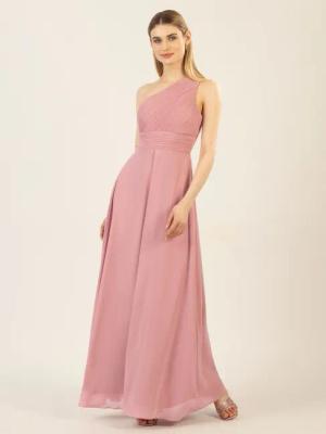 Apart Abendkleid mit Plissee- Drapierung vorne