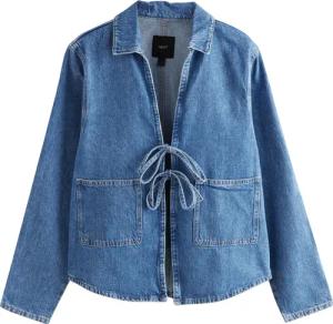 Next Jeansjacke Jeansjacke zum Binden aus
