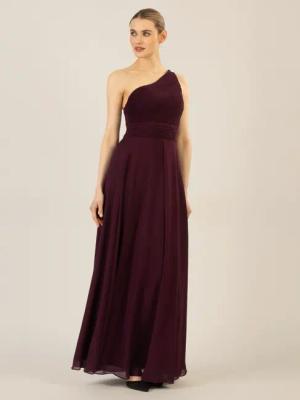 Apart Abendkleid mit Plissee- Drapierung vorne