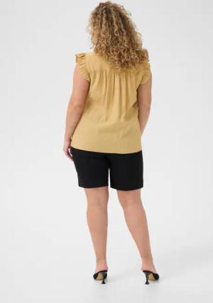 KAFFE Curve Blusentop Ärmellose Bluse KClyana