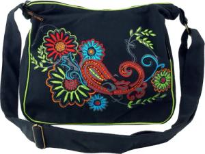 Guru-Shop Schultertasche Schultertasche, Hippie Tasche, Goa