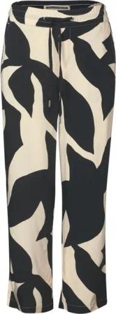 STREET ONE Stoffhose – Gemusterte Wide