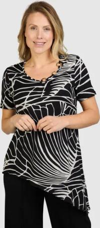 seeyou Longshirt (1-tlg) mit grafischem Muster