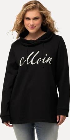 Ulla Popken Sweatshirt Sweatshirt Moin Stehkragen