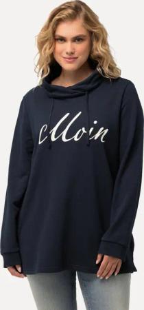 Ulla Popken Sweatshirt Sweatshirt Moin Stehkragen