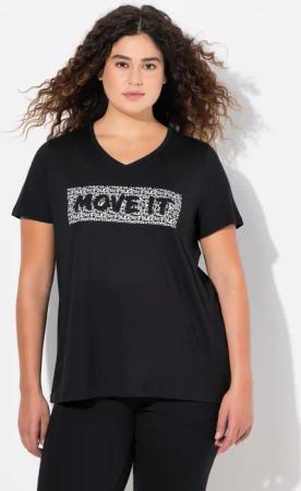 Ulla Popken T-Shirt Funktionsshirt schnelltrocknend Halbarm