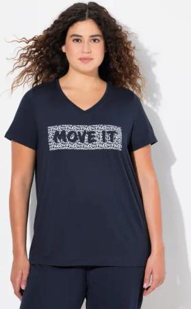 Ulla Popken T-Shirt Funktionsshirt schnelltrocknend Halbarm