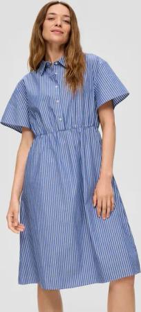 s.Oliver Minikleid Streifenkleid aus Baumwolle mit