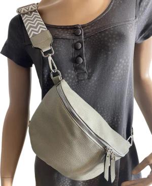 Taschen4life Umhängetasche moderne Bauchtasche Brusttasche Gürteltasche,