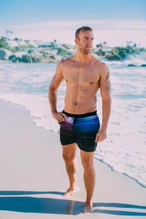 GUGGEN Mountain Badehose Badeshorts Herren Badehose