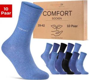 sockenkauf24 Gesundheitssocken Comfort Socken ohne Gummibund