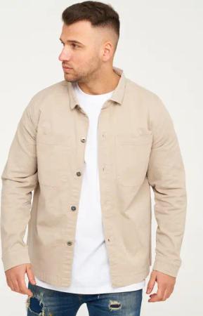 SOULSTAR Langarmhemd S2PLUNGE Herren Overshirt Freizeithemd