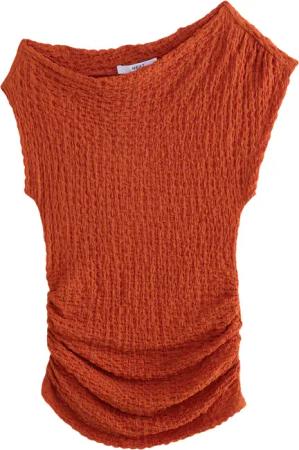 Next One-Shoulder-Top Schulterfreies strukturiertes Oberteil (1-tlg)