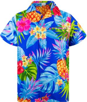 King Kameha Hawaiihemd Pineapple Übergrößen 7XL-12XL