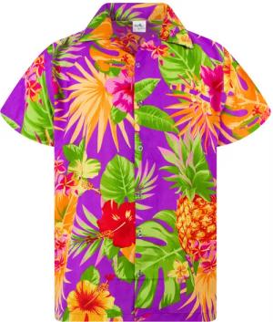 King Kameha Hawaiihemd Pineapple Übergrößen 7XL-12XL