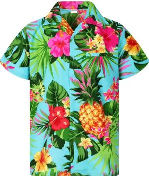King Kameha Hawaiihemd Pineapple Funky Hawaii-Hemd