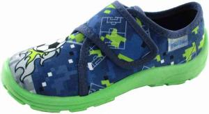 Fischer-Markenschuh Fußball Hausschuh