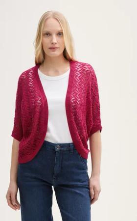 TOM TAILOR Cardigan Loose Fit Bolero