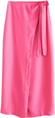 Next Maxirock Sarong-Maxirock mit Leinenanteil (1-tlg)